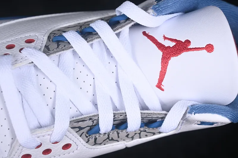 All categories Air Jordan Jordan series basketball shoes Air Jordan 3 GX foreign trade version Air Jordan 3 Retro "True Blue" AJ3 Joe 3 true blue color IF4396-104